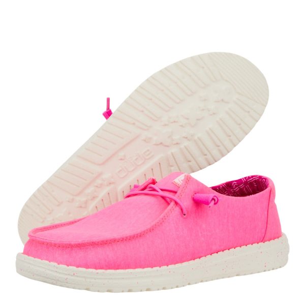 Wendy Stretch Canvas - Neon Pink