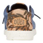 Wally Palm Jute - Navy Blazer/Chili Red