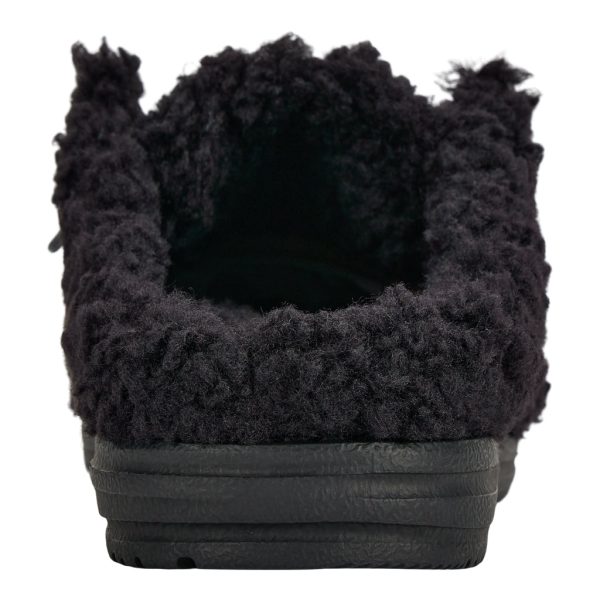 Wally Slipper - Cozy Black/Black