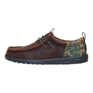 Wally Funk Realtree Edge Suede - Mole Brown/Camo